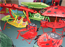 Outdoor folding chair